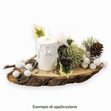 Carica l'immagine nel visualizzatore di Gallery, Ideen mit Herz Candele a LED con rivestimento in vera cera, 2 pezzi, color crema, Natale, bianco caldo, effetto fiamma r