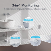 Carica l'immagine nel visualizzatore di Gallery, SwitchBot Rilevatore Perdite Acqua WiFi, Sensore Acqua con Cavo 1m