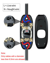 Carica l'immagine nel visualizzatore di Gallery, Greluma 3 Pz Interruttore in linea 250 V 10 A, interruttore per apparecchi a cavo con indicatore LED, pulsante on/off pe