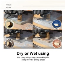 Carica l'immagine nel visualizzatore di Gallery, SHDIATOOL Punta per Trapano Diamantata 35mm per gres con Filettatura M14