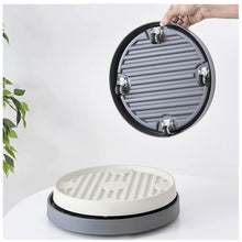 Carica l'immagine nel visualizzatore di Gallery, 22cm Rullo per Piante Rotondo, Rullo per Piante in Plastica, Sottovaso con Ruote, con 4 Ruote Universali, Portata 75 kg,