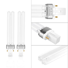 Carica l'immagine nel visualizzatore di Gallery, Lampada di Disinfezione UV G23 2-PIN 9W(165.5mm)Lampadina di Disinfezione UVC Compatta Filtro di Disinfezione UV Tubolar