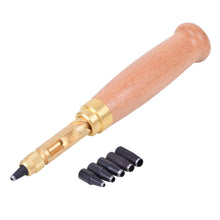 Carica l'immagine nel visualizzatore di Gallery, Perforatrice Automatica,Punzone Utensili in Pelle,6 Punte di Dimensioni,Strumento Pelle Punzoni Coltello per la Lavorazi