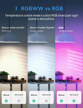 Carica l'immagine nel visualizzatore di Gallery, meross Lampadina LED E27 con HomeKit, Multicolore e Dimmerabile, 2 Pezzi