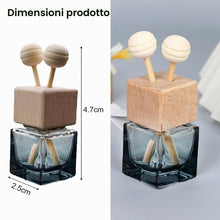Carica l'immagine nel visualizzatore di Gallery, Bottiglia Deodoranti per Auto Vuota, Boccette di Profumo Vuote per Olio Essenziale, 8 Pezzi 8ML Trasparente Ciondolo Pro