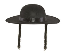 Carica l'immagine nel visualizzatore di Gallery, P’TIT CLOWN - 91041 - Cappello da Rabbino - Rabbi’s Hat - Effetto Lana Stile Rabbi Jacob - Accessorio Travestimento per 