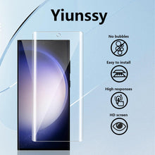 Carica l'immagine nel visualizzatore di Gallery, Yiunssy 3+3 Pezzi Vetro Temperato per Samsung Galaxy S23 Ultra