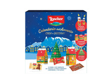 Carica l'immagine nel visualizzatore di Gallery, Loacker, Calendario dell'Avvento 2025 con 24 Bontà Loacker, Wafer e Cioccolatini in 10 Gusti Diversi, Cofanetto Blu con Kit per Decorare le tue Feste, Idea Regalo per Natale