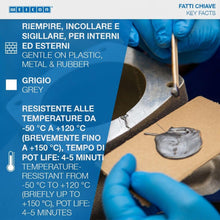 Carica l'immagine nel visualizzatore di Gallery, WEICON Alluminio Colla Rapida, adesivo epossidico bicomponente a polimerizzazione rapida a 2 componenti