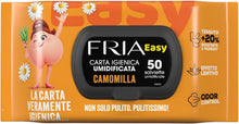 Carica l'immagine nel visualizzatore di Gallery, Fria Easy Carta igienica umidificata, 50 salviette, profumazione variabile