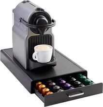 Carica l'immagine nel visualizzatore di Gallery, Amazon Basics - 1 Cassetto Porta Capsule per Nespresso Originalline, capacità: 50 Capsule, Nero