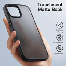 Carica l'immagine nel visualizzatore di Gallery, JETech Cover Opaca per iPhone 15, Nero