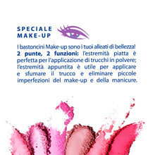 Carica l'immagine nel visualizzatore di Gallery, Cotton Plus BASTONCINI COTONATI MAKE-UP 80 pz. LINEA BEAUTY Due diverse testine, due funzioni.