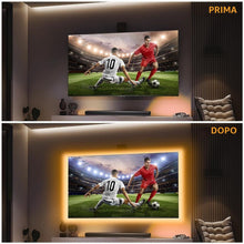 Carica l'immagine nel visualizzatore di Gallery, HOTUT Striscia LED COB 4 Metri, Alta Luminosità 360 LED/M, Dimmerabile, Bianco Caldo, CRI>90, Luce per Bar, Feste, TV De