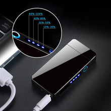 Carica l&#39;immagine nel visualizzatore di Gallery, Idee Regalo per Papà, Regali Festa del Papà, Accendino Elettrico, USB Accendino Elettronico Touchscreen Antivento Senza Fiamma Accendino Ricaricabile Accendino, Regali Uomini, Papà, Lui