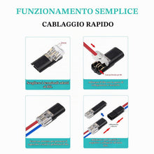 Carica l'immagine nel visualizzatore di Gallery, 40 Connettori Elettrici Rapidi 2 Pin 12V, Impermeabili IP67, per Cavi