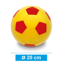 Carica l'immagine nel visualizzatore di Gallery, Mondo Toys - SOFT FOOTBALL 200 - Pallone di spugna diametro 20 cm - 1 palla morbida - colori misti - 07852