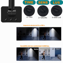 Carica l'immagine nel visualizzatore di Gallery, Faretto con Sensore di Movimento 100W, Faro LED da Esterno 10000LM,3000K IP66