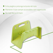 Carica l'immagine nel visualizzatore di Gallery, Amig - Supporto tubo - Supporto a parete per tubo - Pratico per raccolta fino a 10 m - 260 x 150 mm - Polipropilene - Ve