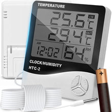 Carica l'immagine nel visualizzatore di Gallery, Retoo Stazione Meteorologica Elettronica con Termometro e Igrometro, Display LCD, Funzioni Orologio, Calendario e Svegli