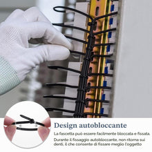 Carica l'immagine nel visualizzatore di Gallery, 120 Pz Supporto per Fascette Stringicavo 15 x 10 mm, Fascette per Cavi