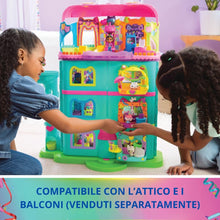 Carica l'immagine nel visualizzatore di Gallery, Gabby's Dollhouse, la Casa delle Bambole di Gabby a Tema Festa, 15 Pezzi a Tema Arcobaleno, Personaggi e Mobili per la Casa delle Bambole con Effetti Sonori, Alta 60 cm, 3+ Anni