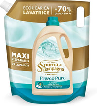 Carica l'immagine nel visualizzatore di Gallery, Spuma di Sciampagna - Ecoricarica Detersivo Fresco Puro 1305ml 29 Lavaggi
