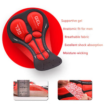 Carica l&#39;immagine nel visualizzatore di Gallery, SOLO ACTFIT Pantaloncini Intimo Ciclismo da Uomo MTB Ciclismo Mutande Gel 3D Imbottite Bicicletta Pants Traspiranti Antiscivolo
