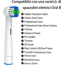 Carica l'immagine nel visualizzatore di Gallery, Genkent Testine Compatibili Braun Oral-B Spazzolino Elettrico, 20 Pezzi
