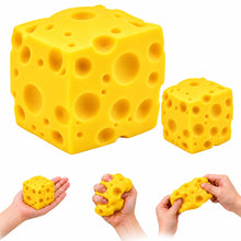 Carica l'immagine nel visualizzatore di Gallery, Squishy Formaggio 2 Pezzi, Giocattolo Antistress da Spremere, Cheese Squishy per Adulti, Gioco Sensoriale Tattile Fidget
