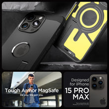 Carica l'immagine nel visualizzatore di Gallery, Spigen Cover Tough Armor MagFit per iPhone 15 Pro Max