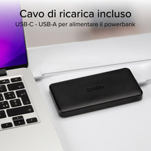 Carica l'immagine nel visualizzatore di Gallery, SBS PowerBank 10K SLIM, 10000mAh, Intelligent Charge (IC)