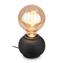 Carica l'immagine nel visualizzatore di Gallery, Briloner - Lampada da tavolo con interruttore a filo, base in ceramica, E27 max. 25W, lampada da comodino, scrivania, co