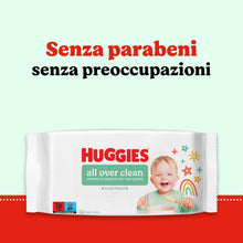 Carica l'immagine nel visualizzatore di Gallery, Huggies Everyday, Salviette neonato, 560 Salviette umidificate, 99% acqua pura, Salviettine con 65% fibre assorbenti nat