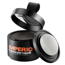 Carica l'immagine nel visualizzatore di Gallery, Polvere per capelli IMPERIO - Correttore per infoltimento capelli per donna e uomo, mascara per capelli waterproof per n