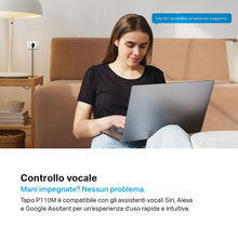 Carica l'immagine nel visualizzatore di Gallery, Tapo P110M Presa Smart Matter WiFi Monitoraggio Energia Timer Alexa Google