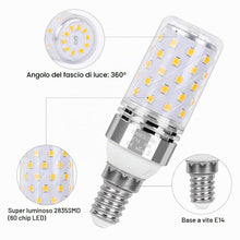 Carica l'immagine nel visualizzatore di Gallery, Lampadina Led E14 Luce Calda Lampadine E14 9W Bianca Calda 3000K, Attacco Edison E14 LED Bianco Caldo, Equivalenti a 80W