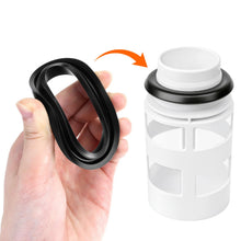 Carica l'immagine nel visualizzatore di Gallery, QWORK® Set Guarnizioni Compatibile con Geberit Cassetta Modelli 1978-2002 – Ricambi 816.418.00.1 e 240.282.00.1 per Sifo