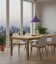 Carica l'immagine nel visualizzatore di Gallery, BEL AIR HOME - Lampada a sospensione BAVIERA 1xE-27 (LAMPADINA NON INCLUSA) Diametro 30 cm in metallo e legno, Altezza r