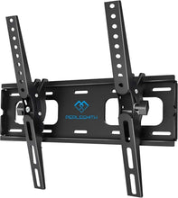 Carica l'immagine nel visualizzatore di Gallery, PERLESMITH Supporto TV Parete con Inclinazione Senza Attrezzi, Staffa TV Inclinabile da 26-65 Pollici Fino a 60 kg, Max VESA 400x400 mm