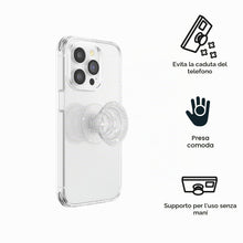 Carica l'immagine nel visualizzatore di Gallery, PopSockets Handygriff, selbstklebend- Transparent Glitzer
