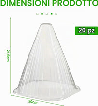 Carica l'immagine nel visualizzatore di Gallery, KAHEIGN 20 Pezzi Campane per Piante da Giardino, 22CM x 19CM Copertura per Campana per Piante in Plastica Mini Serra Riu