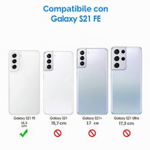 Carica l'immagine nel visualizzatore di Gallery, JETech Cover Slim per Samsung Galaxy S21 FE, Nero