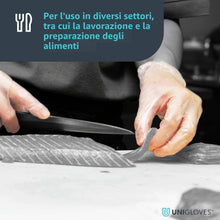 Carica l'immagine nel visualizzatore di Gallery, Unigloves Unicare Guanti Monouso, Multiuso in Vinile, Senza Polvere, Senza Lattice, Peso Medio, confezione da 100 Guanti