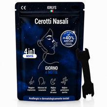 Carica l'immagine nel visualizzatore di Gallery, 60pz Cerotti Nasali Antirussamento per Sport, Respira Bene, Dormire Meglio, Tenuta Forte, Asticelle Rinforzate, Antisudo