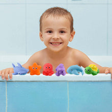 Carica l'immagine nel visualizzatore di Gallery, Acsatont Nessun Buco-Giocattoli da Bagno per Bambini, 7 Pezzi Giochi Bagnetto per Bambini 3 4 5 Anni, Giocattoli da Bagno Morbido, Piscina Giochi di Giocattoli per Ragazzi e Ragazze (Colore Chiaro)