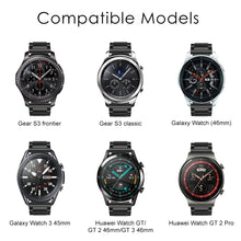 Carica l'immagine nel visualizzatore di Gallery, Compatibile per Cinturino Galaxy Watch 46mm/Gear S3 Frontier/S3 Classic/Galaxy Watch 3 45mm 22mm Acciaio Inossidabile Me