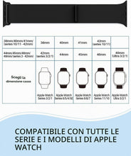 Carica l'immagine nel visualizzatore di Gallery, Cinturino Silicone Sport per Cinturino Apple Watch 40mm 41mm 42mm 38mm