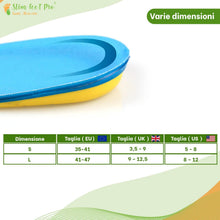 Carica l'immagine nel visualizzatore di Gallery, Talloniera in gel di silicone taglia S per proteggere il dolore al tallone e alleviare gli speroni del tallone, plantare da fascite plantare, spina calcaneare, la tendinite, talloniere scarpa