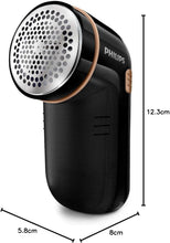 Carica l'immagine nel visualizzatore di Gallery, Philips Accessori Stiro Levapelucchi Alimentazione a Batteria, Contenitore Pelucchi Removibile, Spazzolina per la Pulizia, Schwarz/Gold